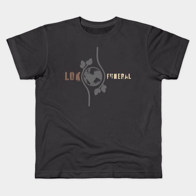 Lok Funeral Kids T-Shirt by FASHION GRAVEYARD